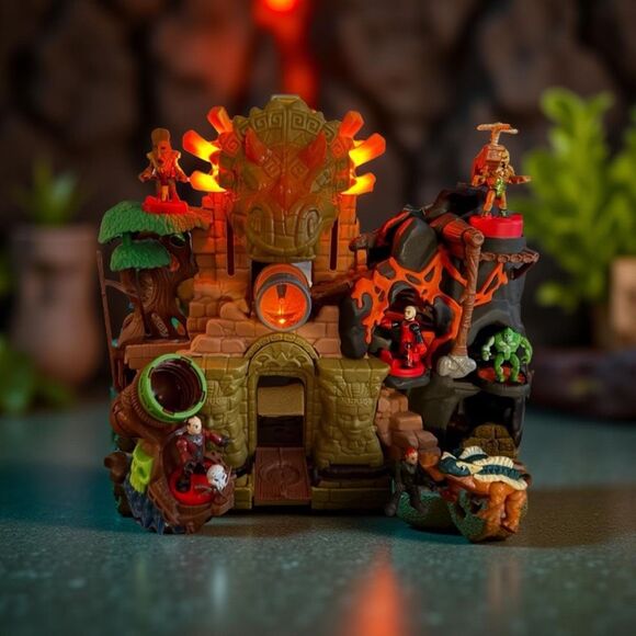 Fisher-Price Imaginext Dino Fortress Figures Lights Sounds & Actions - Picture 1 of 13